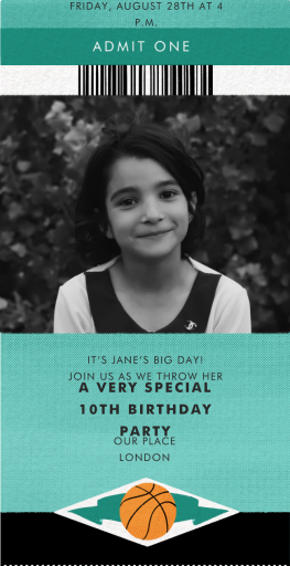 Courtside Seats - Birthday Invitation by Paperless Post