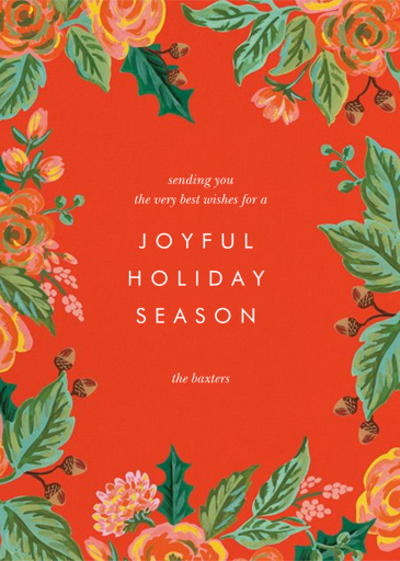 Jardin Noel Border by Rifle Paper Co. - Back