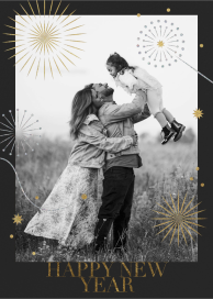 Firecracker Photo - New Year's Card by Paperless Post