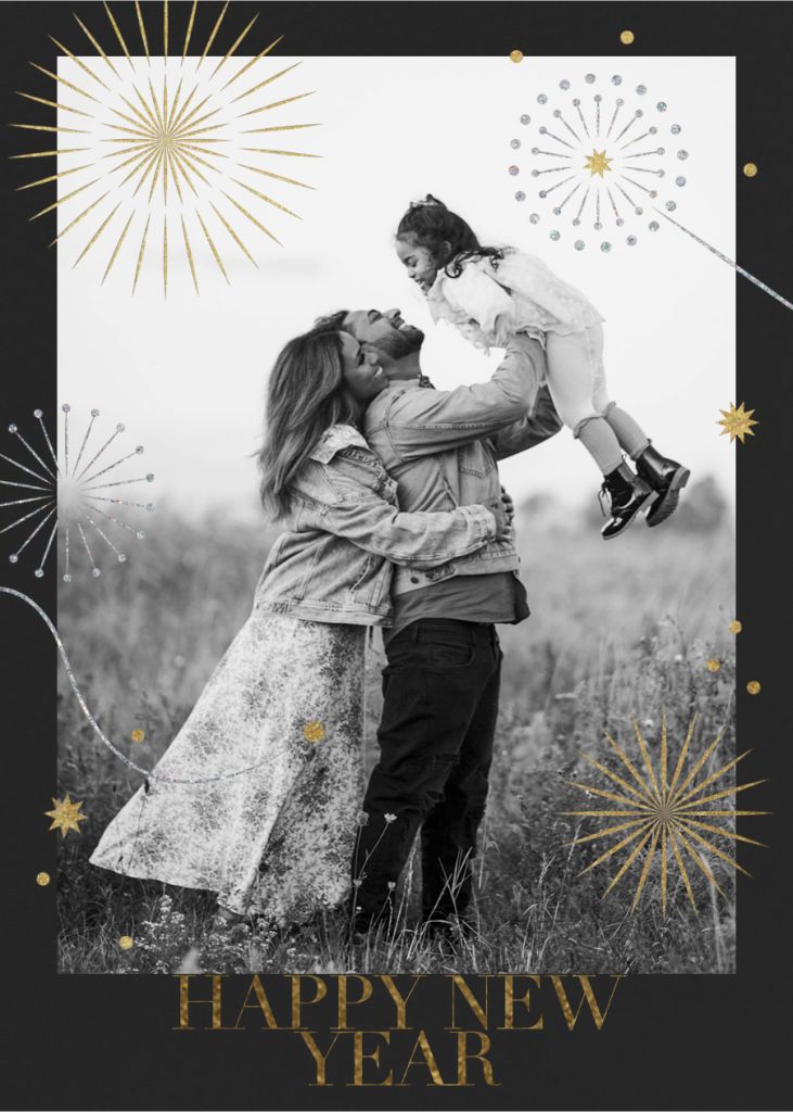 Firecracker Photo Card