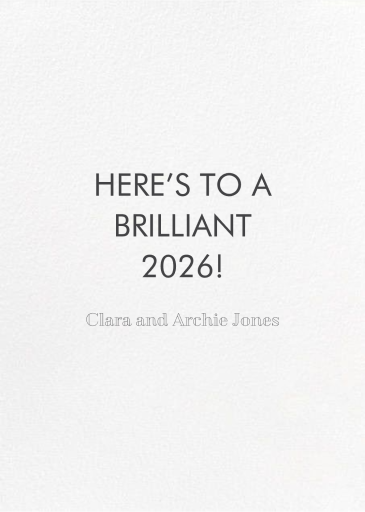 Peace Moderne - New Year's Card by Paperless Post - Back