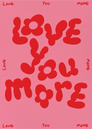 Love You More (Micke Lindebergh) - Valentine's Day Card by Wrap