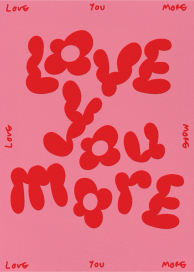 Love You More (Micke Lindebergh) - Valentine's Day Card by Wrap