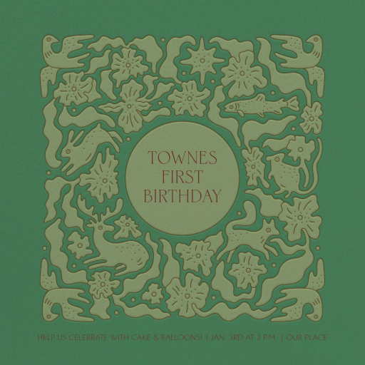 Forest Folk - Invitation by Rubinski Works