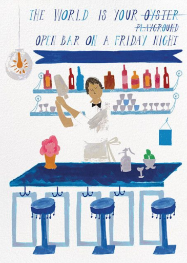 Gimlet for the Grad - Graduation Card by Mr. Boddington's Studio