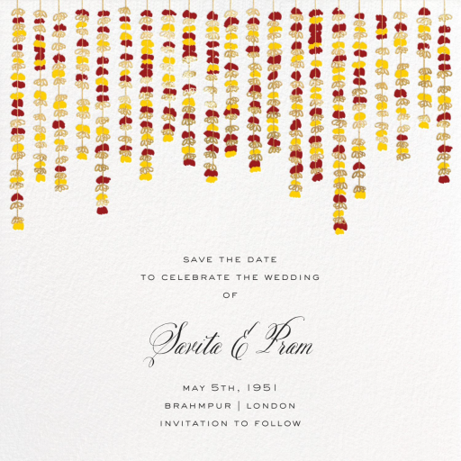 Under the Toran (Save the Date) - Invitation by Paperless Post