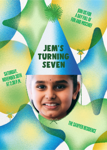 Bunch of Balloons Photo - Birthday Invitation by Paperless Post