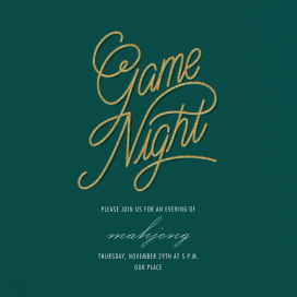 Game Night by Paperless Post