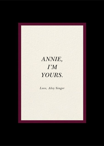 Falling Hearts Photo - Valentine's Day Card by kate spade new york - Back