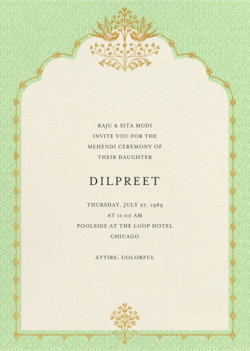 Aadya - Indian Wedding Invitation by Anita Dongre