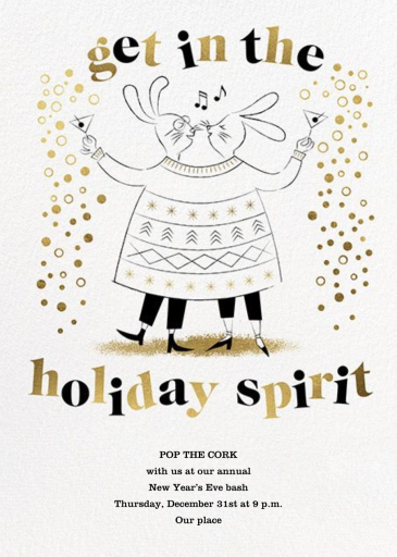 Sweater Twinset - Holiday Party Invitation by Paperless Post