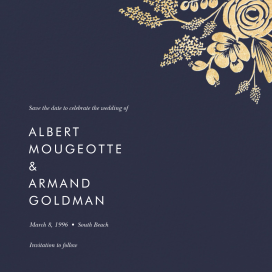 Heather and Lace (Save the Date) by Rifle Paper Co.