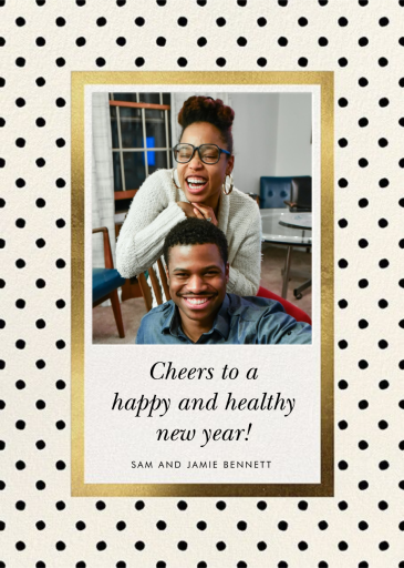Perfect Spots Photo - New Year's Card by kate spade new york