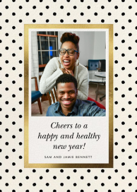 Perfect Spots Photo - New Year's Card by kate spade new york
