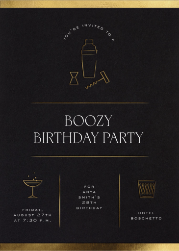 Cocktail Jigger - Invitation by Paperless Post