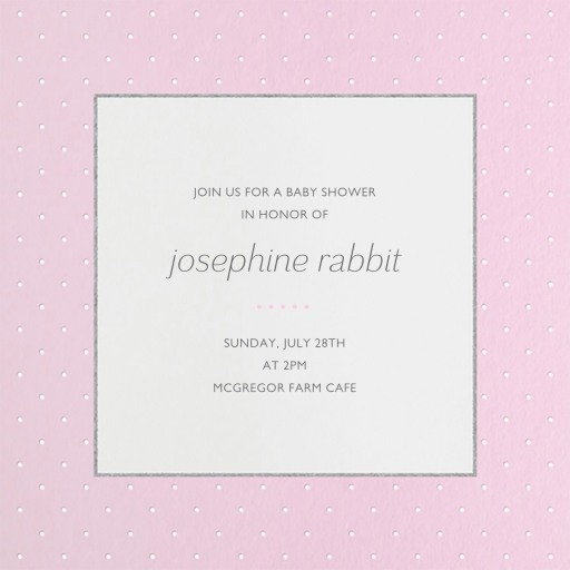 Airy Dots - Baby Shower Invitation by Paperless Post