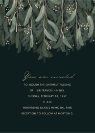 Verdure - Memorial Service Invitation by Paperless Post