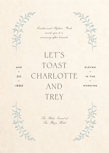 As Above - Wedding Brunch Invitation by Paperless Post