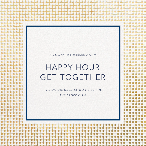 Jacks Border - Happy Hour Invitation by Jonathan Adler