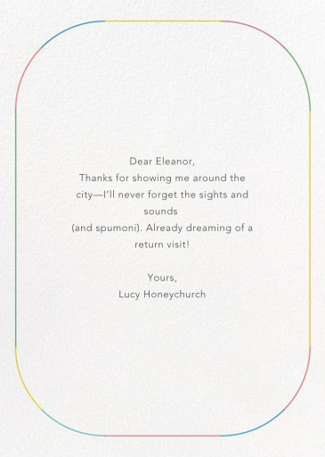 Motley Thanks - Business Greeting Card by Paperless Post - Back