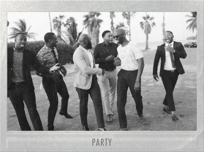 Snapshot Metallic (Double Sided) - Horizontal - Cocktail Party Invitation by Paperless Post