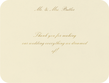 Viceroy (Thank You) by Crane & Co.