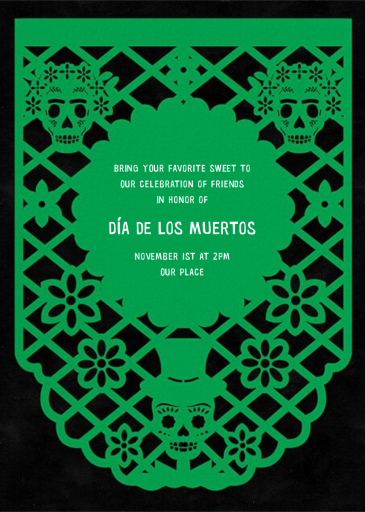 Qué Hermosa - Día de los Muertos Invitation by Paperless Post
