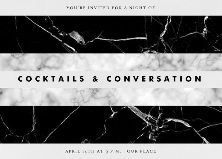 Marble Duo by Paperless Post