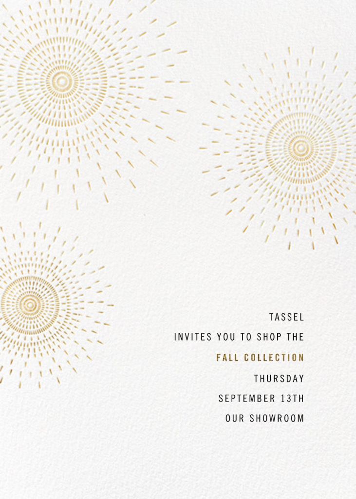 Firework - Shopping Event Invitation | Send online instantly | RSVP ...