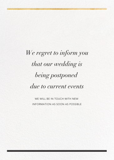 Minimal Foil Border by Paperless Post