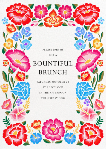 De Colores - Brunch Invitation by Paperless Post