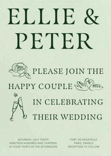 Emblems - Wedding Invitation by Paperless Post