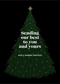 Tannenbaum Nightlight - Holiday Card by Paperless Post