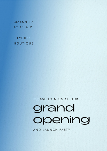 Color Melt - Launch Party Invitation by Paperless Post