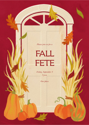 Fall Door - Invitation by Paperless Post