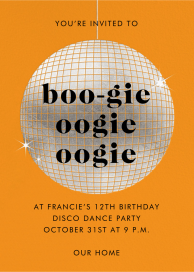 Sparkly Disco Ball - Birthday Invitation by Paperless Post