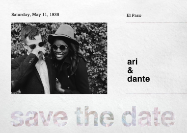 Mother of Pearl - Save the Date by Paperless Post