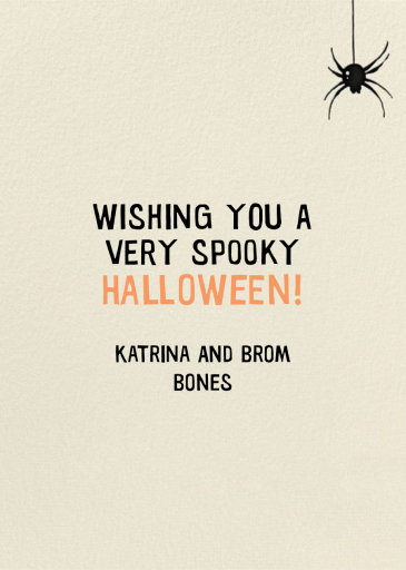 Jeepers Creepers (Greeting) by Hello!Lucky - Back