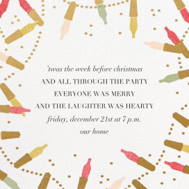 Golden Lights by Paperless Post