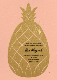 Go Ananas - Bar & Bat Mitzvah Invitation by Paperless Post