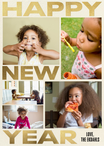 Biggest News - New Year's Card by Paperless Post