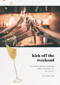 Champagne Flute (Photo) - Happy Hour Invitation by Paperless Post