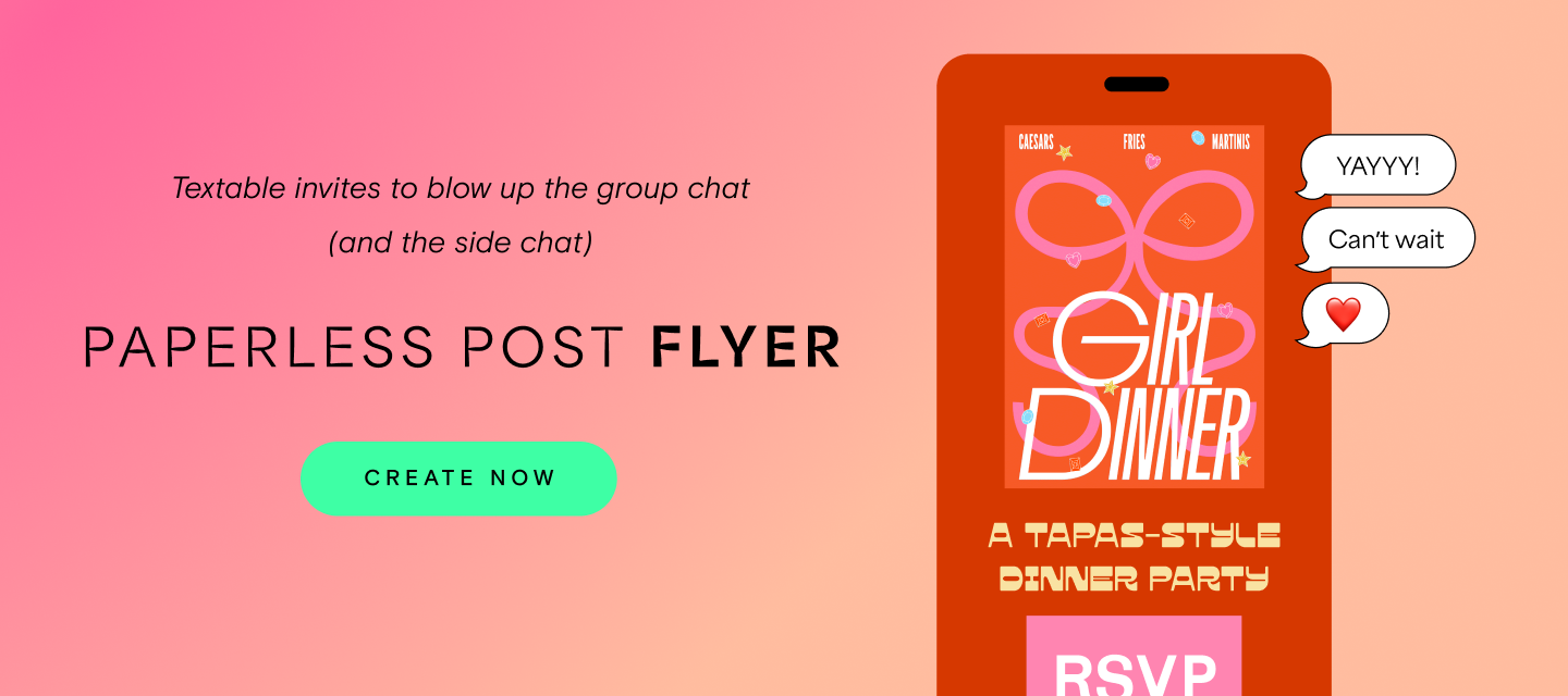 Flyer invites