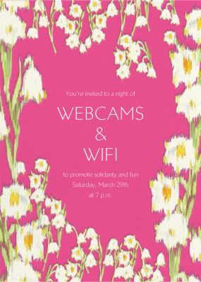 Spring Party Invitations | Send online instantly | RSVP tracking