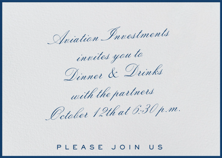 Forever in Ink - Dining & Drinks Invitation by Paperless Post
