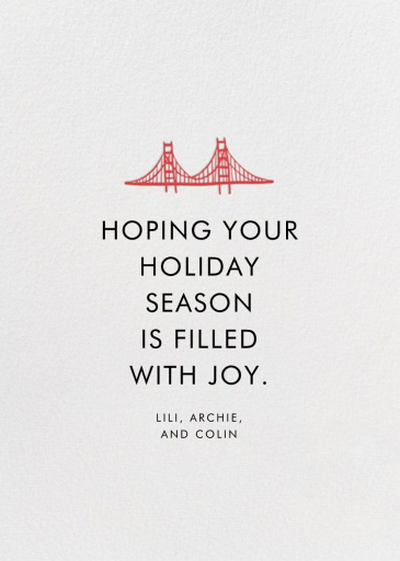 Snow Globe Hello!Lucky - Holiday Card by Hello!Lucky - Back