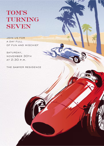 Monaco - Birthday Invitation by Paperless Post