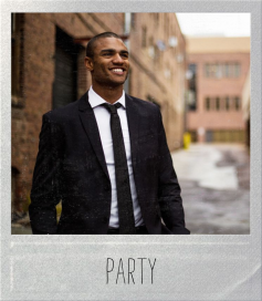 Snapshot Metallic (Double Sided) - Square - '90s Theme Party Invitation by Paperless Post