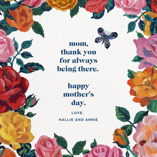 La Roseraie - Greeting Card by Nathalie Lété