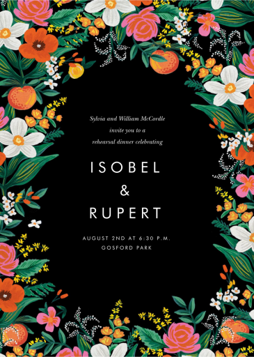 Orangerie - Wedding Weekend Invitation by Rifle Paper Co.